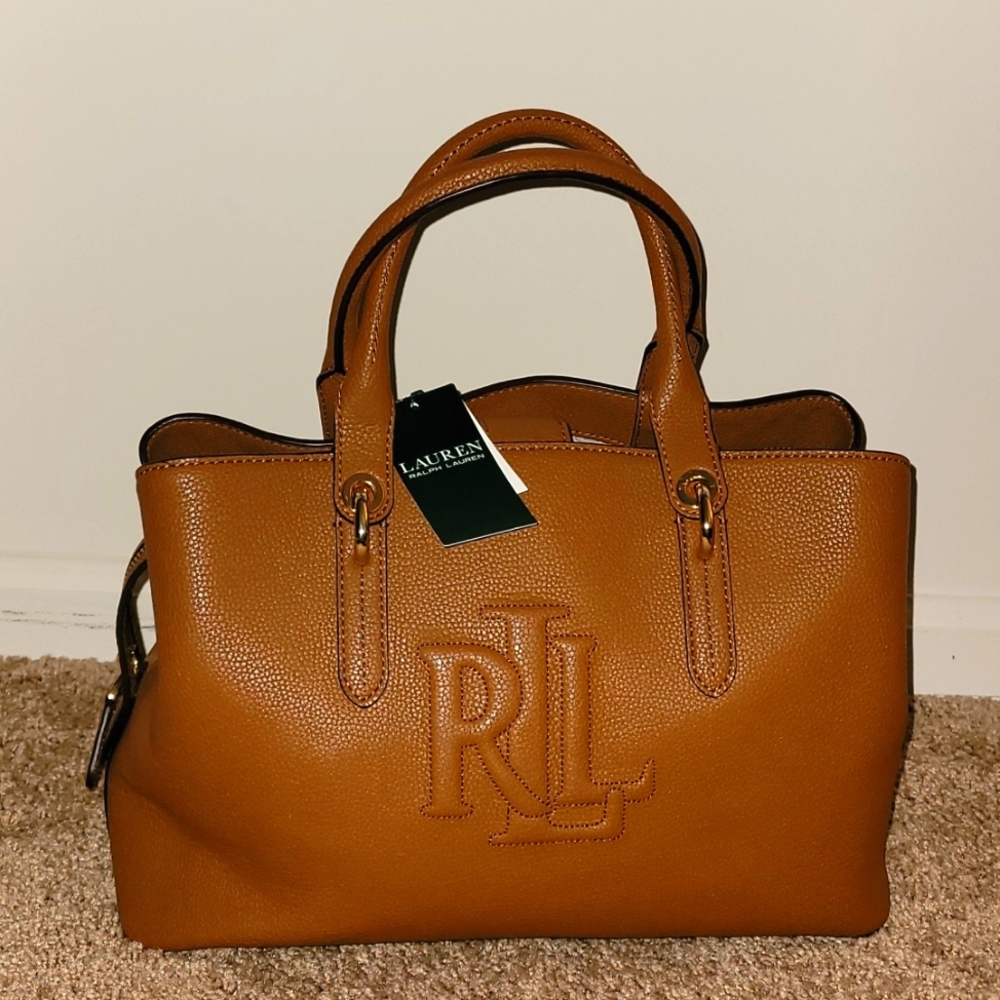 Lauren By Ralph Lauren NW Brown Satchel